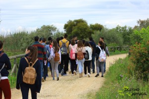 Visita de un grupo de estudiantes